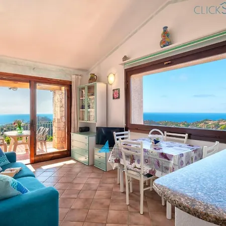 Con Piscina Indipendente E Vista Mare Per 6 Persone