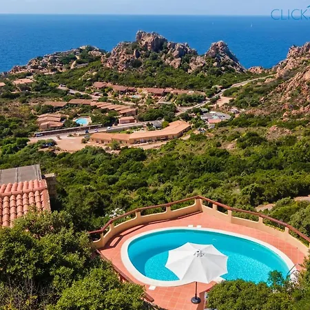 Villa Con Piscina Indipendente E Vista Mare Per 6 Persone Costa Paradiso