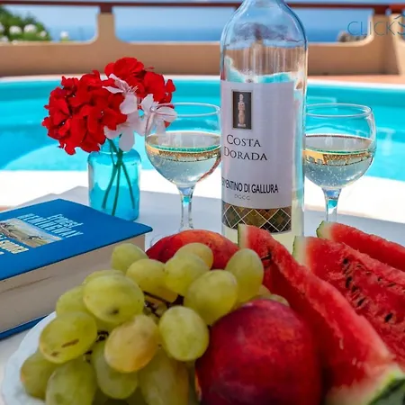 Villa Con Piscina Indipendente E Vista Mare Per 6 Persone Costa Paradiso